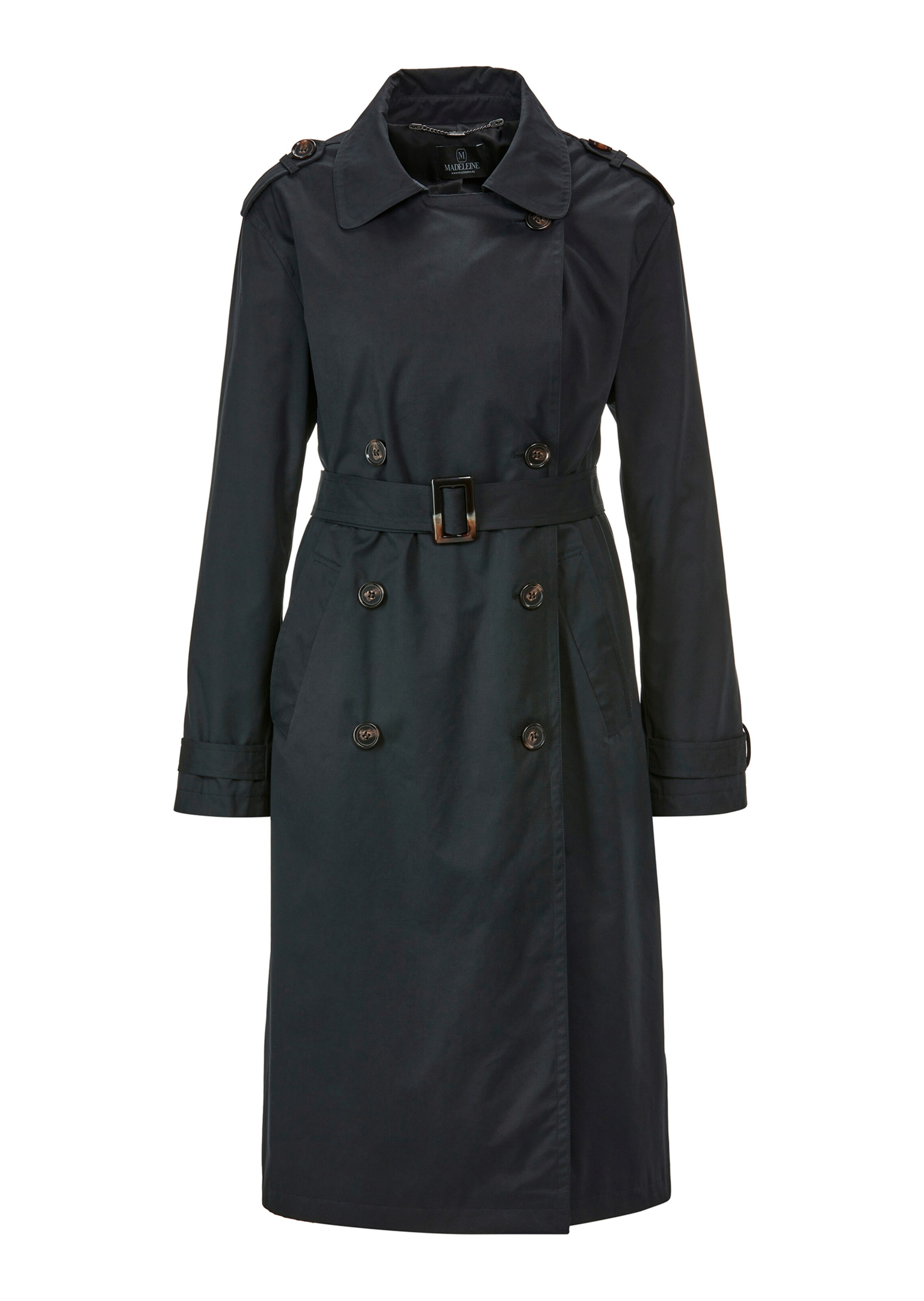 Trench coat with belt