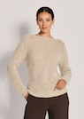 Strick-Pullover mit Struktur und Glanz-Akzenten thumbnail 1
