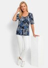 T-shirt en viscose avec imprimé palmier thumbnail 4