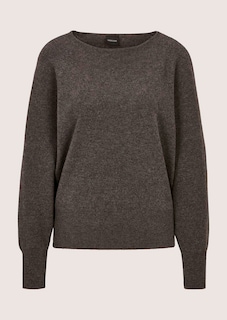 Kaschmirpullover mit Fledermausärmeln thumbnail 6