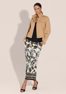 Short jacket with elegant Madeira lace thumbnail 2
