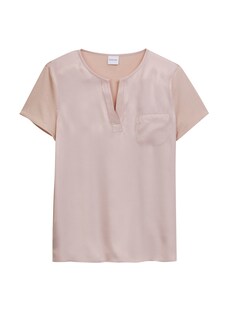 Blusenshirt im stylischen Material-Mix thumbnail 6