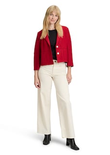 Blazer en laine foulée et viscose thumbnail 2