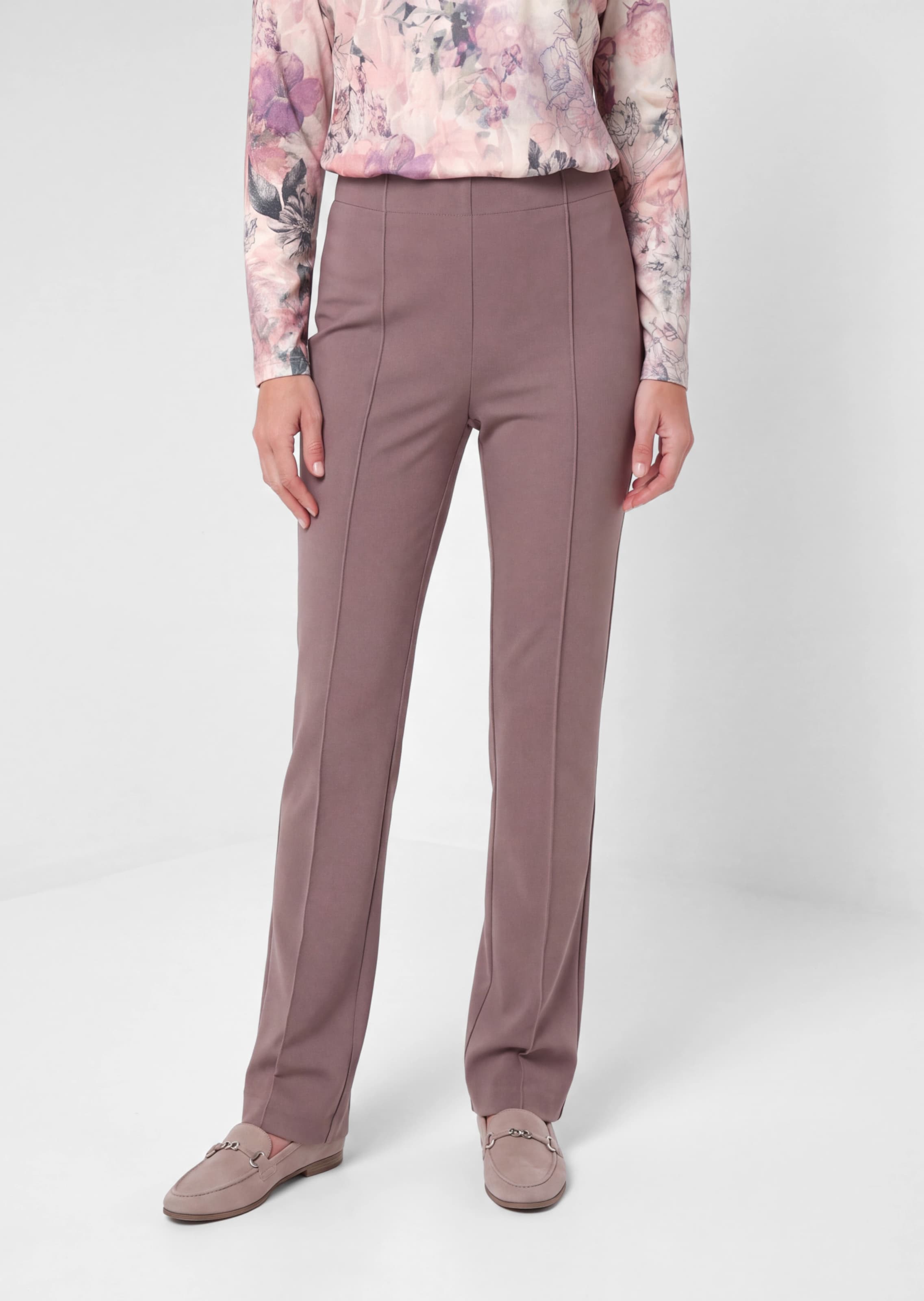 Broek CARLA van zacht jersey flanel
