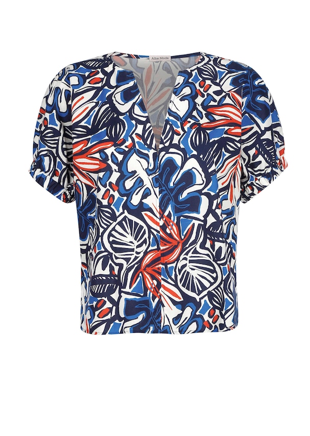 Bluse mit V-Ausschnitt 5