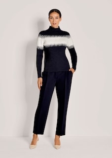 Pull avec motif à larges rayures thumbnail 2