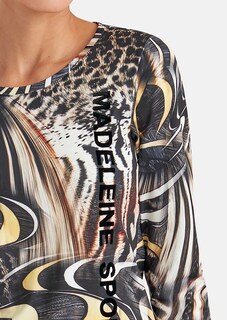 Shirt with abstract animal print thumbnail 5