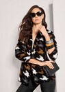 Verschlusslose Shirtjacke mit Hahnentrittmuster thumbnail 4