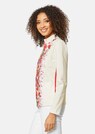 Lounge jacket with floral print and rhinestones thumbnail 4