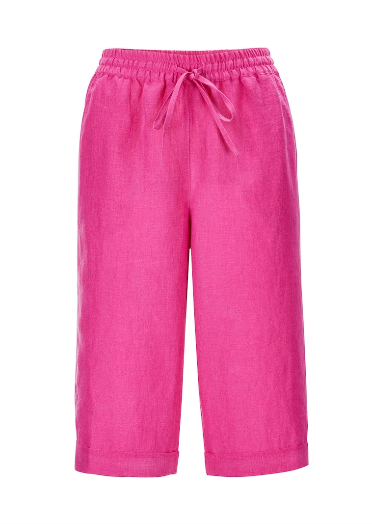 Bermudahose CARLA aus reinem Leinen