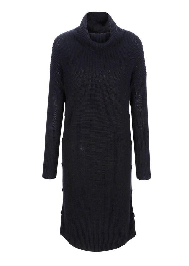Strickkleid mit dekorativen Knöpfen 4