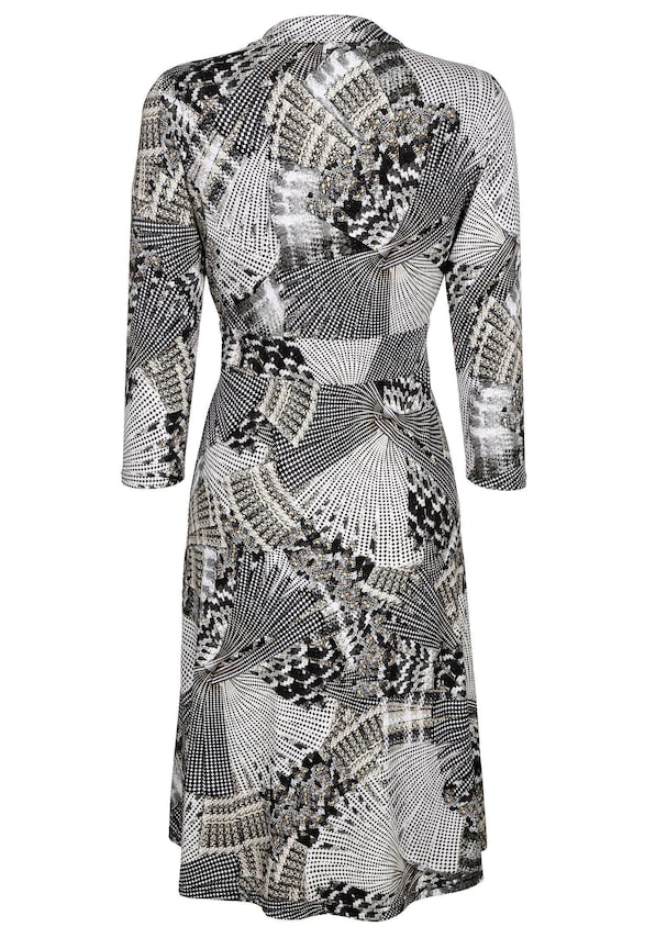 Kleid mit grafischem Print 6