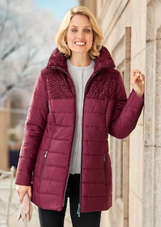 Steppjacke mit hübschem Flock-Druck thumbnail 7