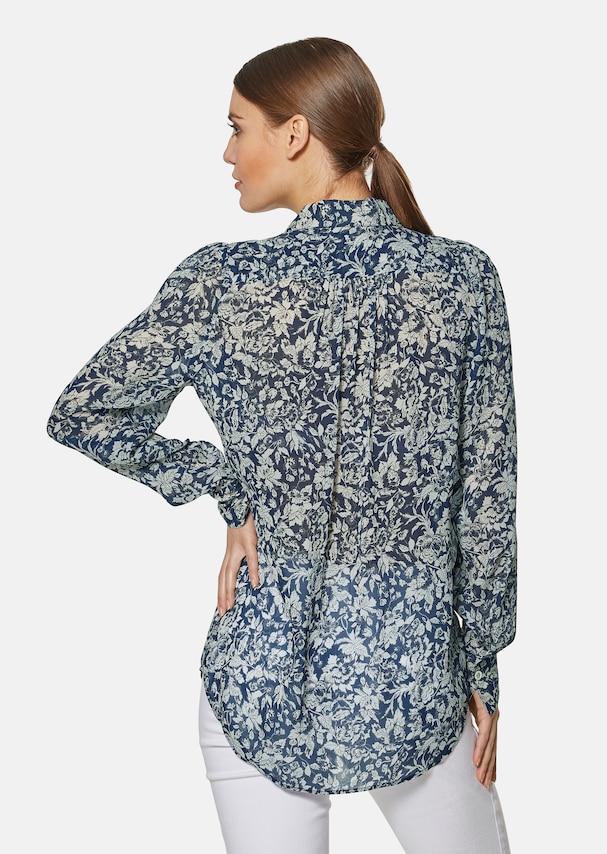 Shirt blouse with trendy one-of-a-kind print 2