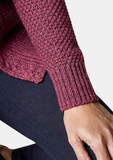 Zeitlose Strickjacke in Grobstrick thumbnail 5
