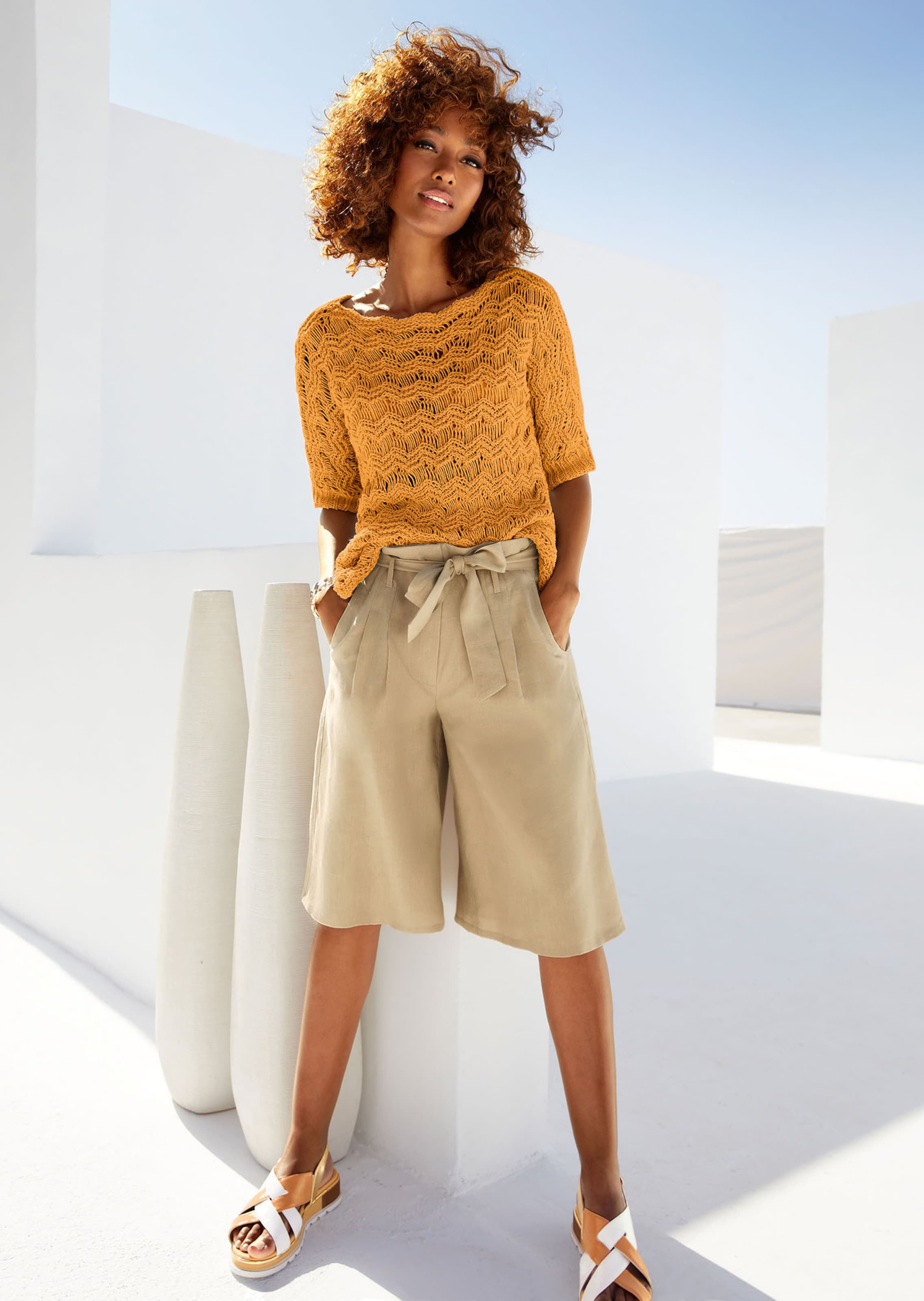 Pullover in Zickzack-Strick