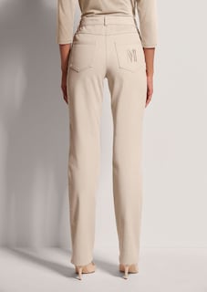 M-Jeans in gerader Form mit Logo-Stickerei thumbnail 3