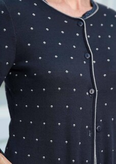 Bezaubernde Strickjacke mit Effektgarnen thumbnail 2