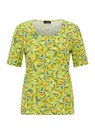 T-shirt en viscose avec un imprimé all-over frais thumbnail 6