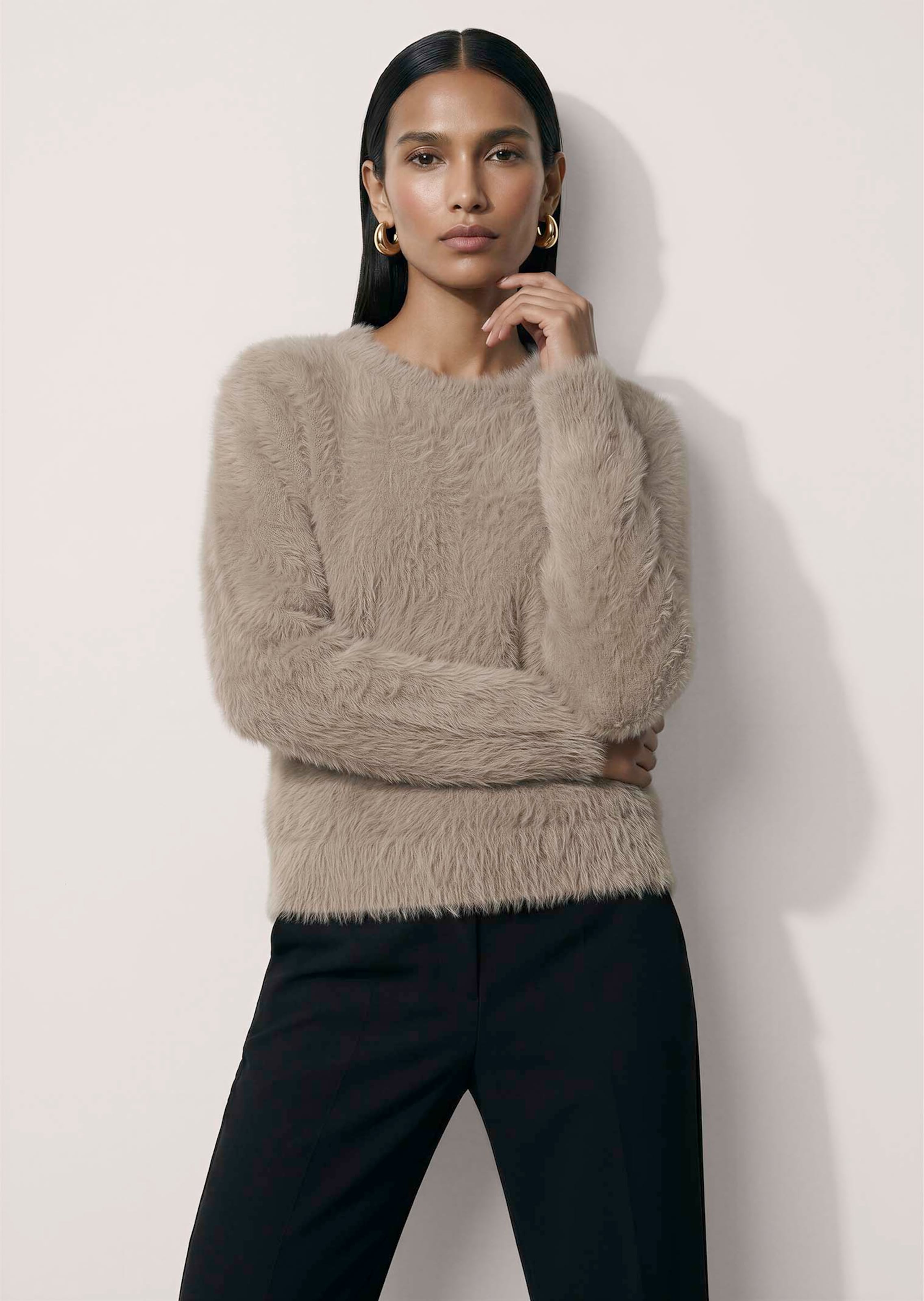 Pull moelleux avec cachemire