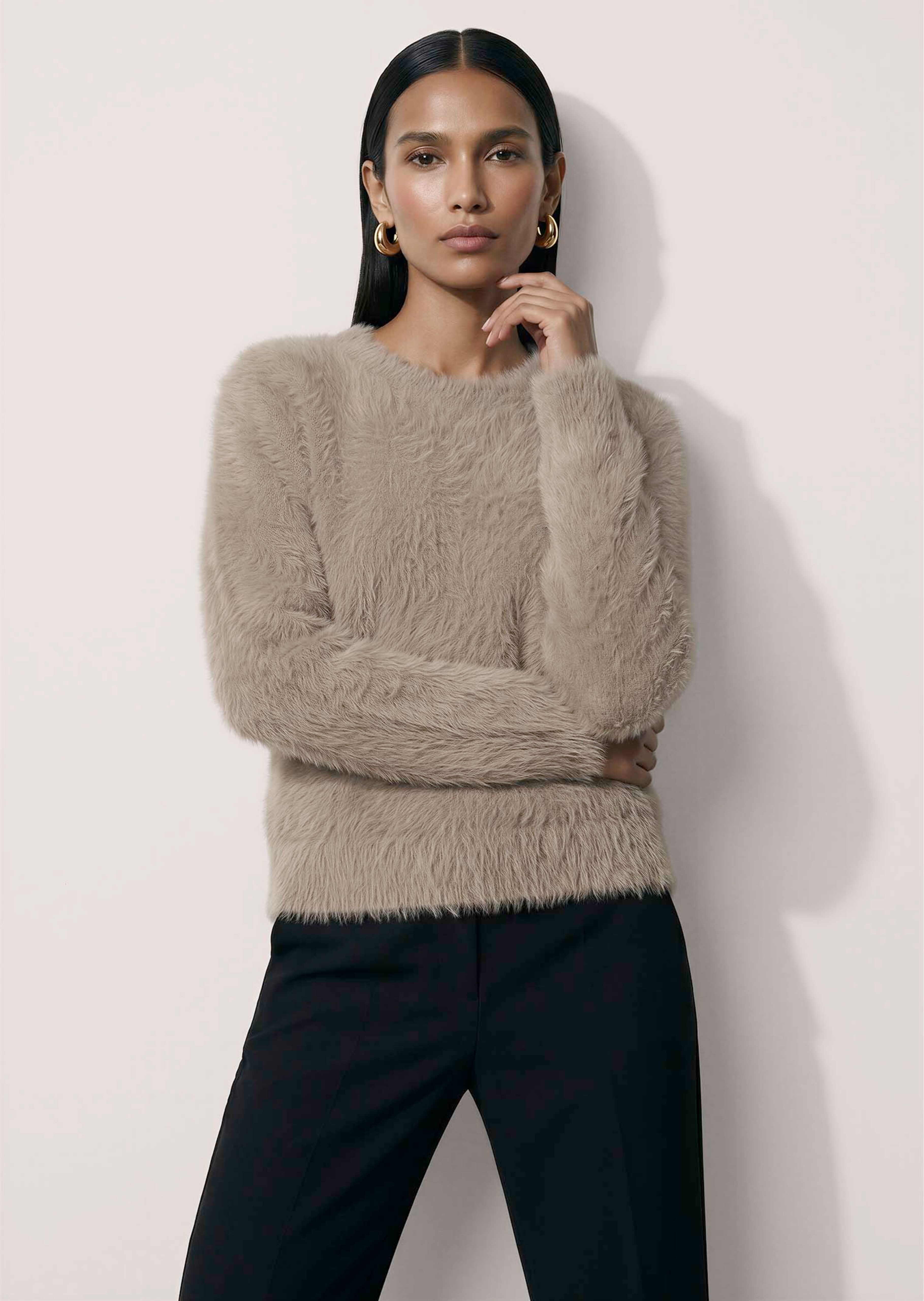 Pull moelleux avec cachemire