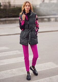 Pull maille jacquard motif fleuri thumbnail 2