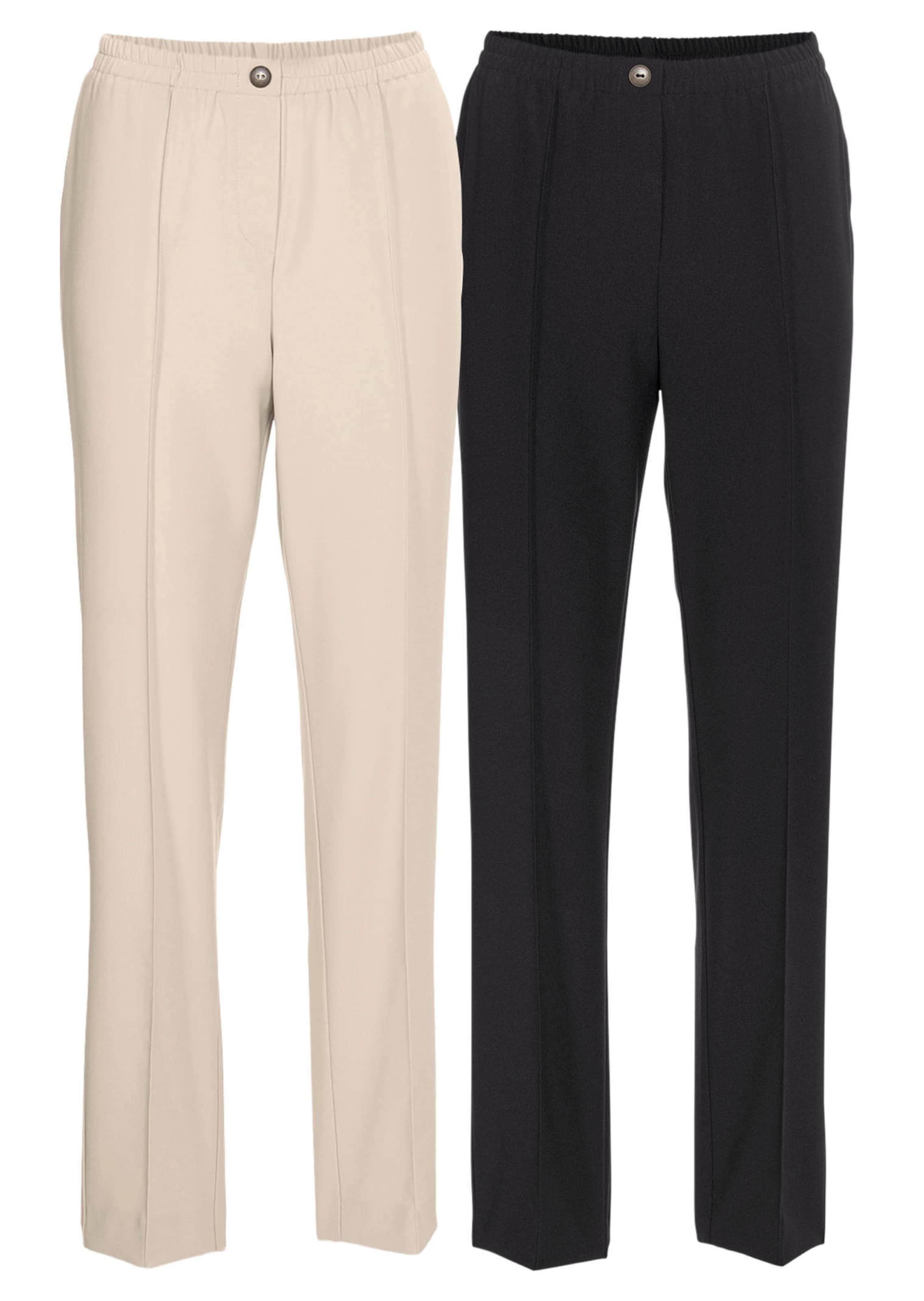 Pantalon CARLA à taille élastique en lot de 2