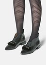 Leder-Stiefelette mit dekorativem Besatz thumbnail 1
