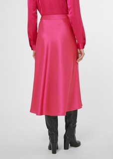 Satin skirt in an elegant lustre finish thumbnail 3