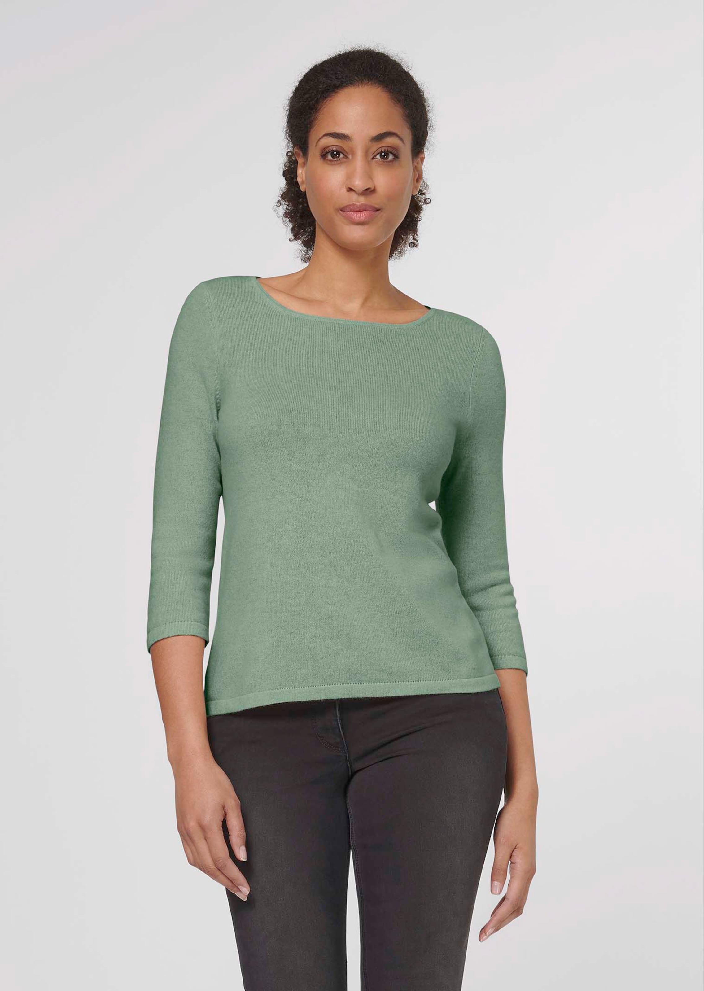 Pull en cachemire avec encolure bateau