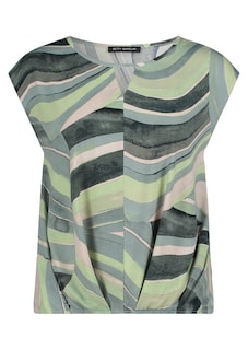 Bequemes Shirt mit Falten am Saum thumbnail 6