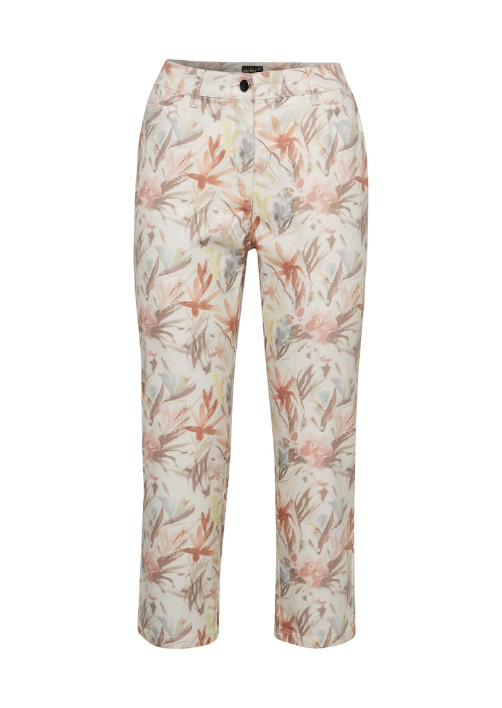 Pantalon imprimé à motifs floraux 5