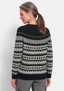 Norwegerpullover mit glitzerndem Lurex thumbnail 3