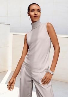 Sleeveless turtleneck jumper thumbnail 7