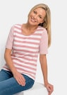 Gestreept shirt van zachte katoenmix thumbnail 4