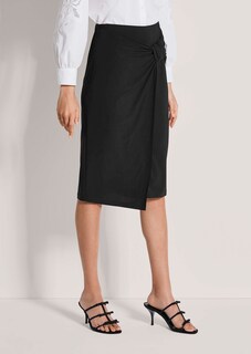 Pencil skirt with wrap effect thumbnail 4