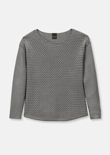 Oversize-Pullover mit Flechtmuster thumbnail 6