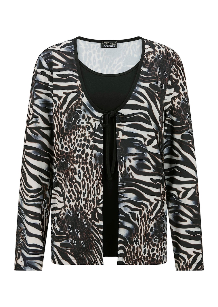 2-in-1-Shirt aus Slinky Jersey