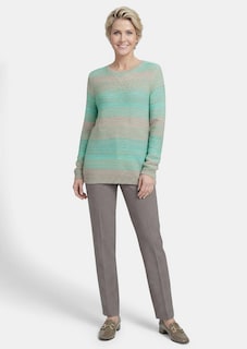 Multicolour pullover met verfrissend kleurverloop thumbnail 2