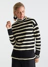 Streifen-Pullover mit Stehkragen thumbnail 7
