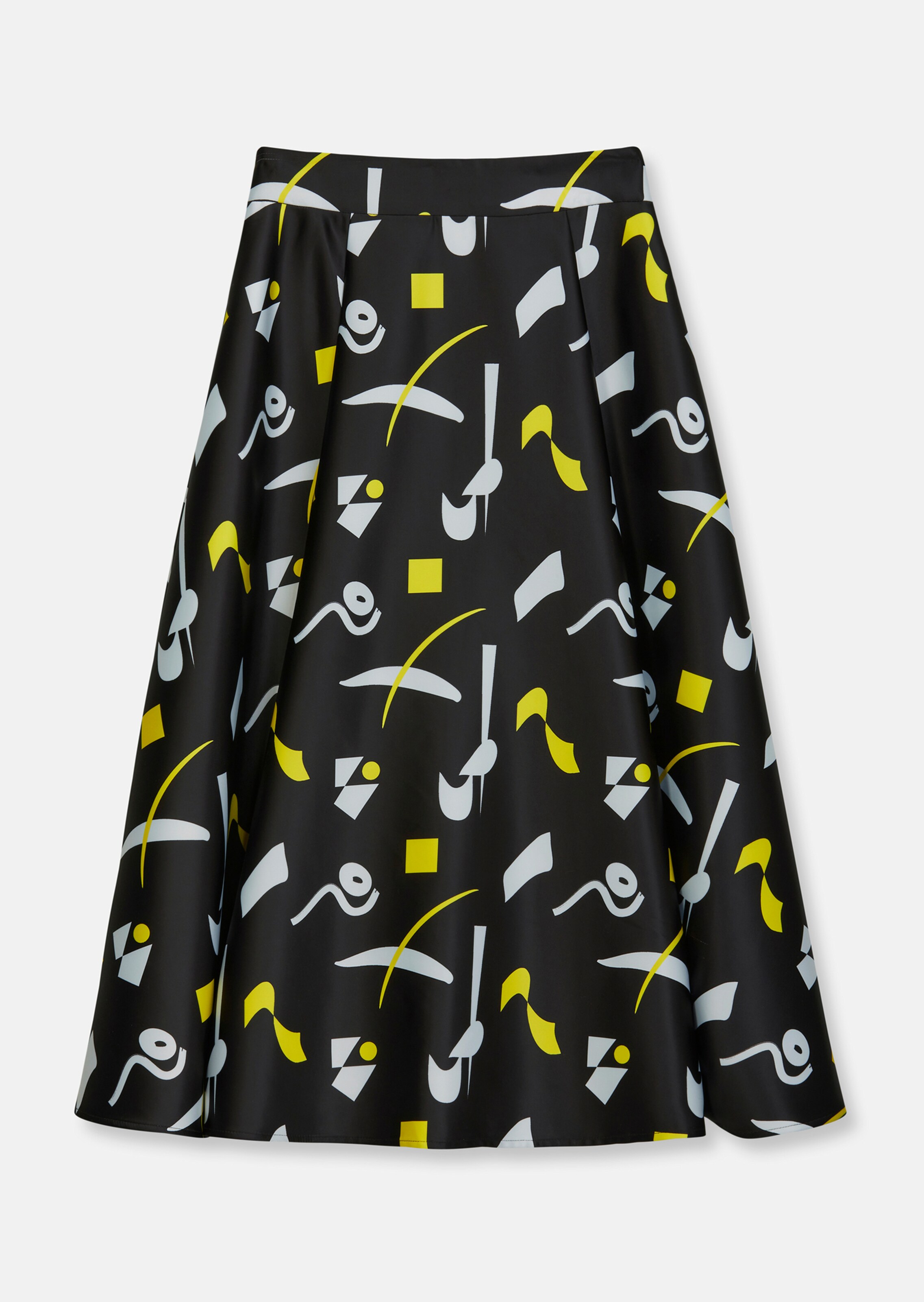 Flared midi skirt