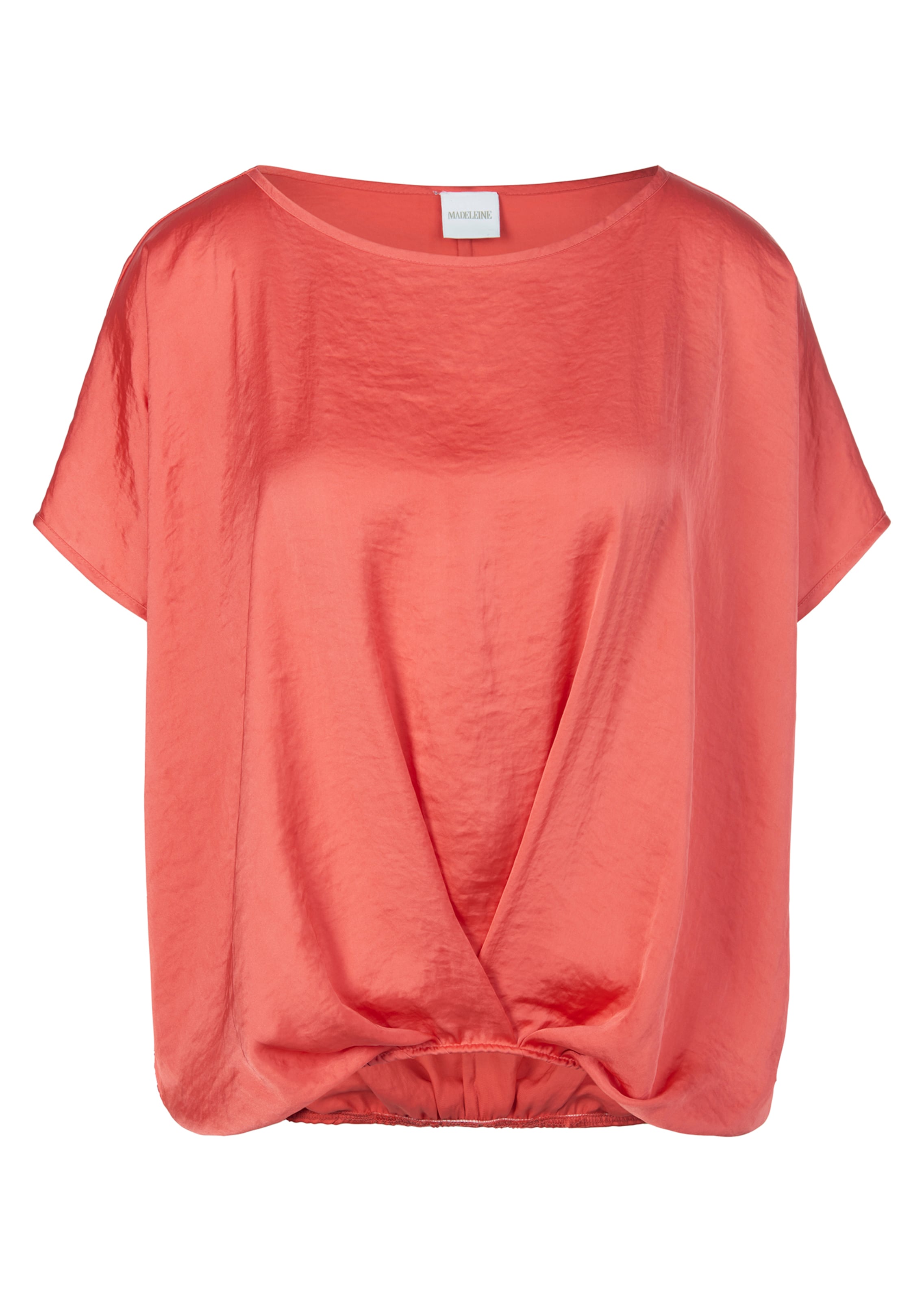 Weiße Bluse Mit Gummizug Am Saum Bluse mit Gummizug am Saum in lachs | MADELEINE Mode