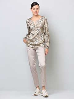 Bluse mit kleinem V-Ausschnitt thumbnail 2