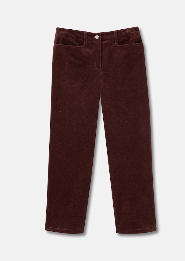 Culottes made from velvety soft fine corduroy 5