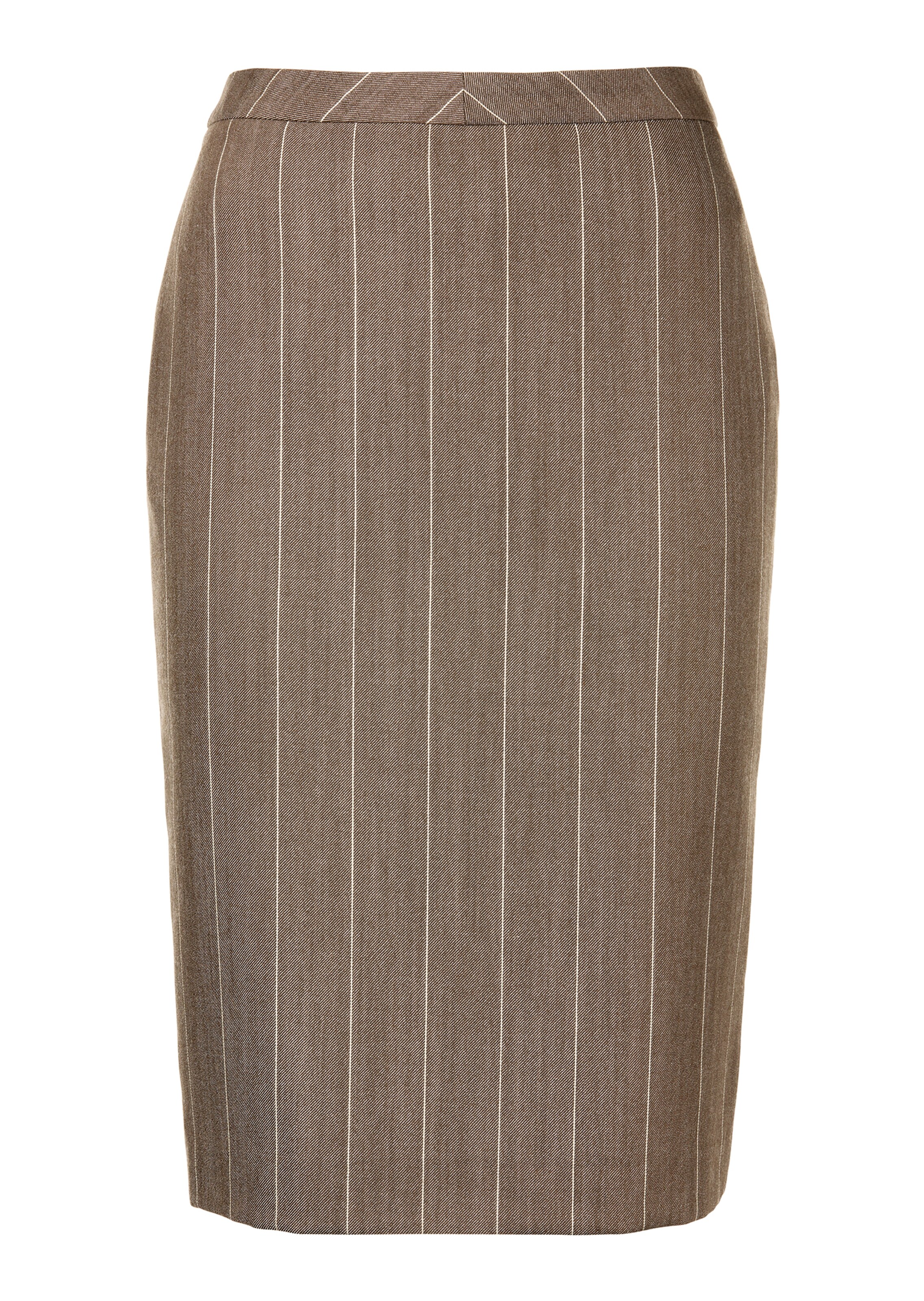 Pencil skirt with pinstripes