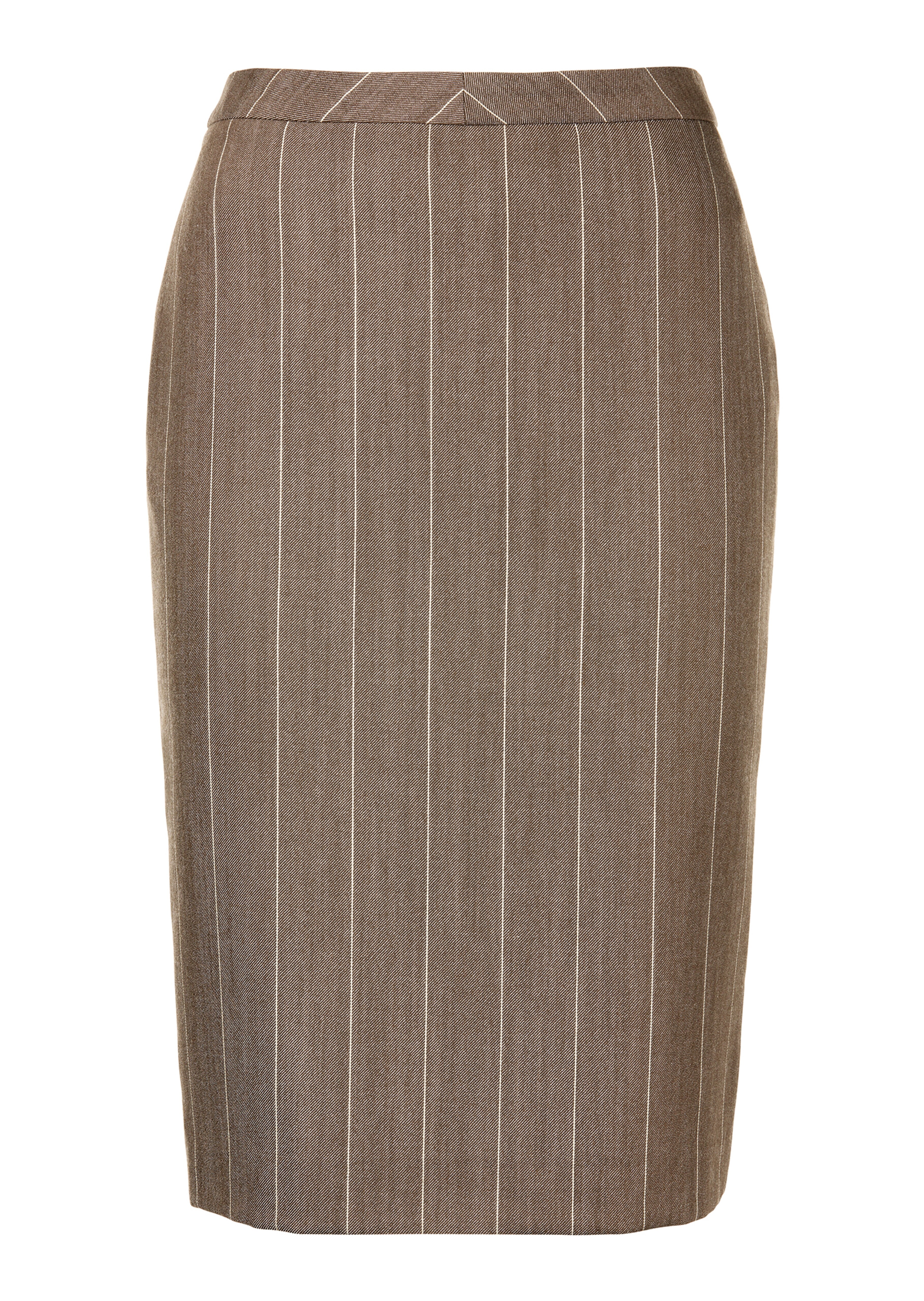 Pencil skirt with pinstripes
