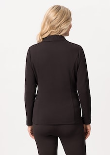 Jerseyblazer aus Strukturware mit Taschen thumbnail 3