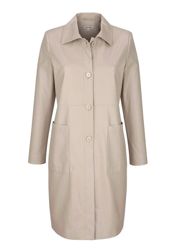 Mantel in modernen Lederoptik 6