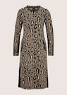 Jacquard-Kleid mit Leopardenmuster und Strass thumbnail 6