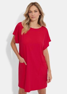 Legeres Strandkleid aus glatter Funktionsware thumbnail 5